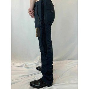 Roberto Cavalli Pants with Suede Side Strip Detail